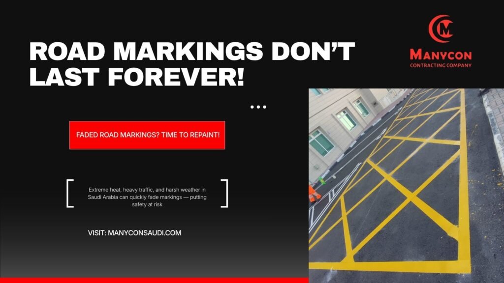 road marking contractors in Saudi Arabia